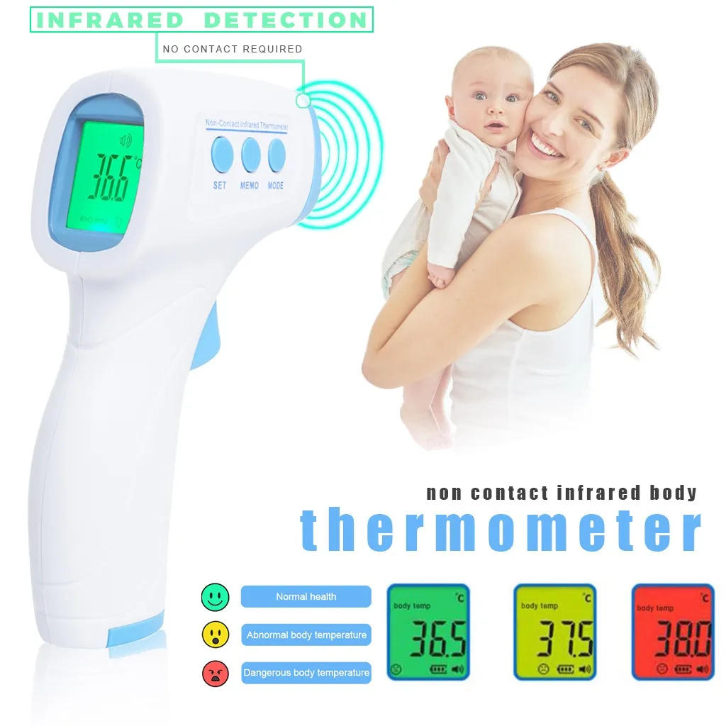 

Non-contact body thermometer Forehead Digital Infrared Thermometer Portable Non-contact Termometro Baby/Adult Temperature New