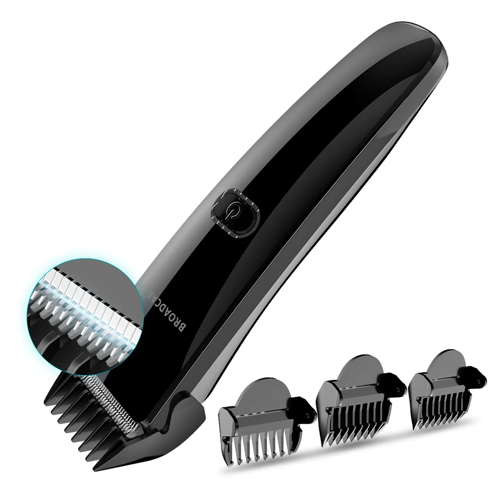 Профессиональный триммер для волос USB перезаряжаемая машинка для стрижки волос для бороды Мужская Беспроводная стрижка электрическая машинка для стрижки волос