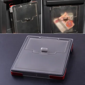 

Translucent Black Concealed Console Armrest Storage Organizer Box Cover Fit For Tesla Model 3 2017 2018 2019