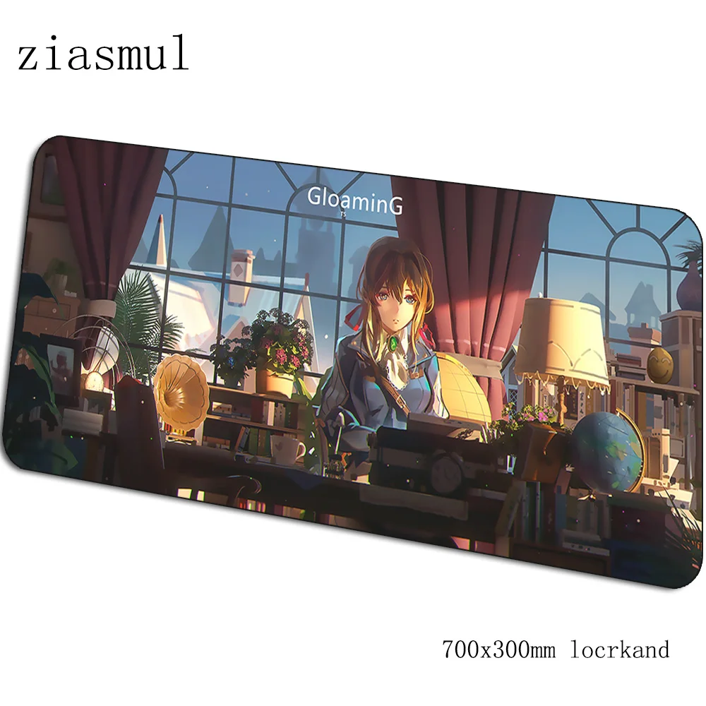 Фиолетовый evergarden коврик для мыши 70x30 см игровой коврик для мыши esports офисный коврик для ноутбука Настольный коврик locrkand padmouse игры pc геймерские коврики - Цвет: pattern 4