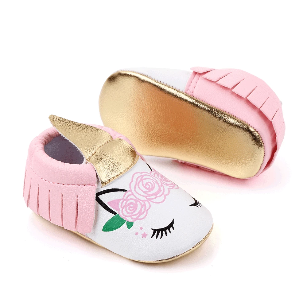 New Cute Princess shoes Ball Pu Leather Ballet Baby shoes Gift First Walkers Crib girls Infant Birthday Baby moccasins Shoes