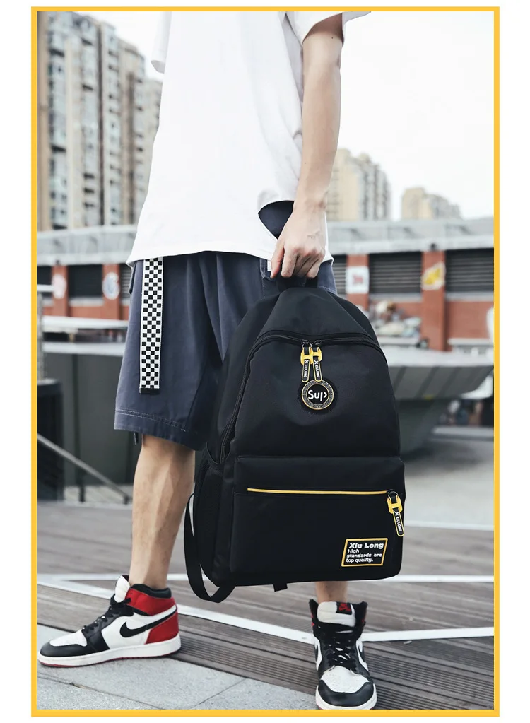 Новая Корейская версия рюкзака, школьный ранец, мужская мода, повседневный школьный ранец для мальчиков, высокая емкость, дышащие компьютерные сумки, рюкзак