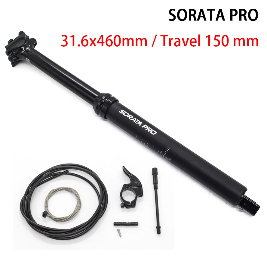 31.6-460mm Pro высота поддержка седла 30,9/31,6 мм* 460 мм Поддержка воздушного седла 150 мм Внутренний кабель дистанционное управление седло поддержка капельницы - Цвет: 31.6-460mm