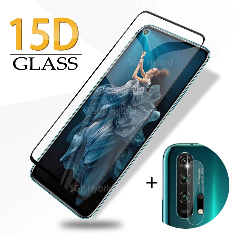 Защитное стекло 15D закаленное для Huawei Honor 20 Pro|Защитные стёкла и плёнки| |