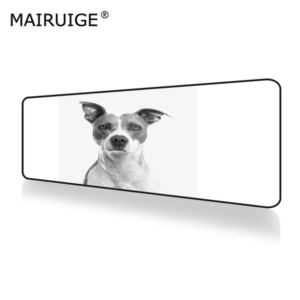 

Animal Corgi dog White Mouse Pad XXL Gamer Desk Mat Computer PC Large Gaming MousePad 90x40cm/80x30cm for Laptop Table Pads