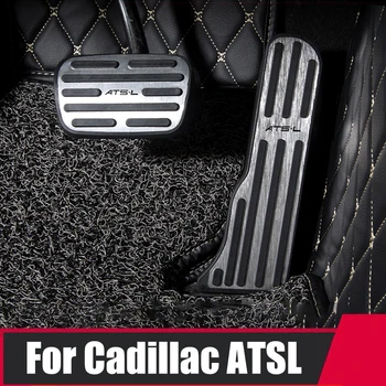 

Car pedal cover Accelerator brake pedal Cover Aluminum pads Interior Refit For Cadillac ATS ATSL 2014 2015 2016 2017 Accessories