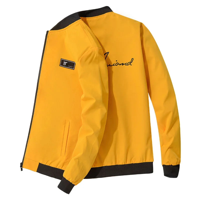 

2020 Fashion Men Bomber Jacket Slim baseball Jackets Zipper Windbreaker Jacket Male Printed Brand Clothing Male Casual Coats