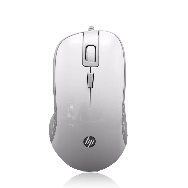 White-G100 Оригинальная Компьютерная Мышь hp Проводная игровая мышь G100 черный и белый USB оптическая 2000 dpi регулируемая подсветка натуральная мышь для ПК - Цвет: White-G100