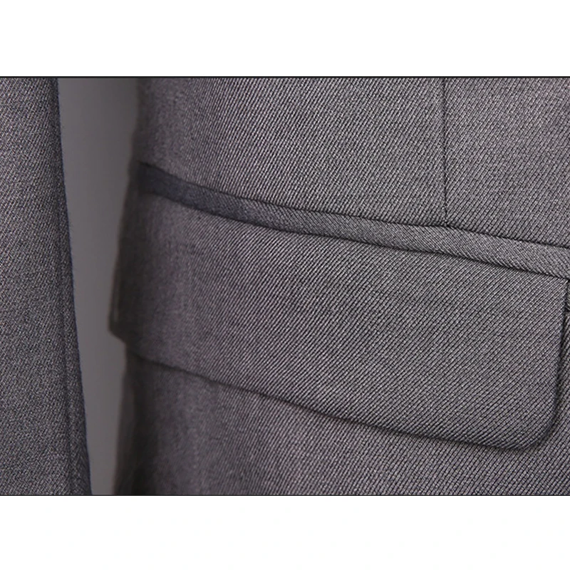 Wedding casual suit men Groom Tuxedos Men Suits Two Buttons Wedding Suits for Men Groomsman Suits (Jacket+Pants+vest) XZ46