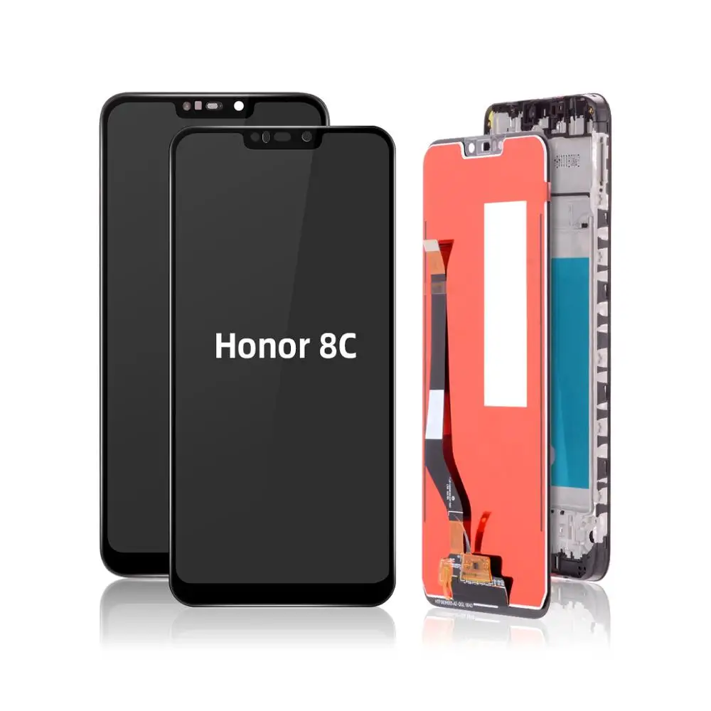 С рамкой Замена 6 2 дюймов дисплей для huawei Honor 8C дигитайзер ЖК экран на с рамкой| |