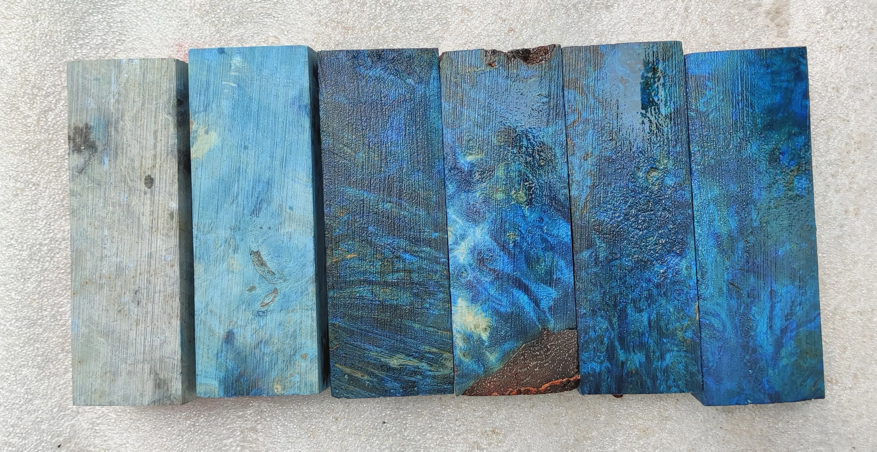 HM 자작나무 널 펜 블랭크, 다채로운 안정화 나무 펜 블랭크, 29x39x118mm