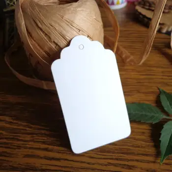 

100 Pieces Kraft Paper Labels Different Forms Of Paper Labels With Rope Tags Kraft Paper DIY Decoration