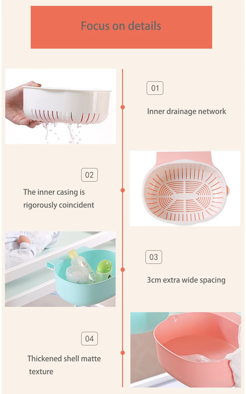 Baby Bottle Food Storage Box Infants Diaper Box For Newborn Kids Food PP Box High Capacity Baby Milk Powder Storage Tank
