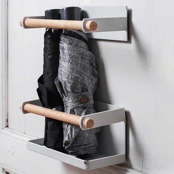 

Umbrella Holder Two Layers Storage Rack Adjustable Umbrella Stand Rack Household Supplies Shelf Iron Holder Bracket