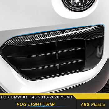 

Auto Car Accessories Front Fog Light Chrome Trim Frame Cover Sticker Exterior Decoration Body Kits for BMW X1 F48 2016-2020