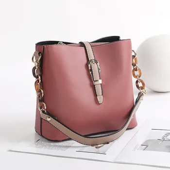 

Gofia 2020 bag women's winter new retro Joker shoulder diagonal women's large capacity portable bucket bag