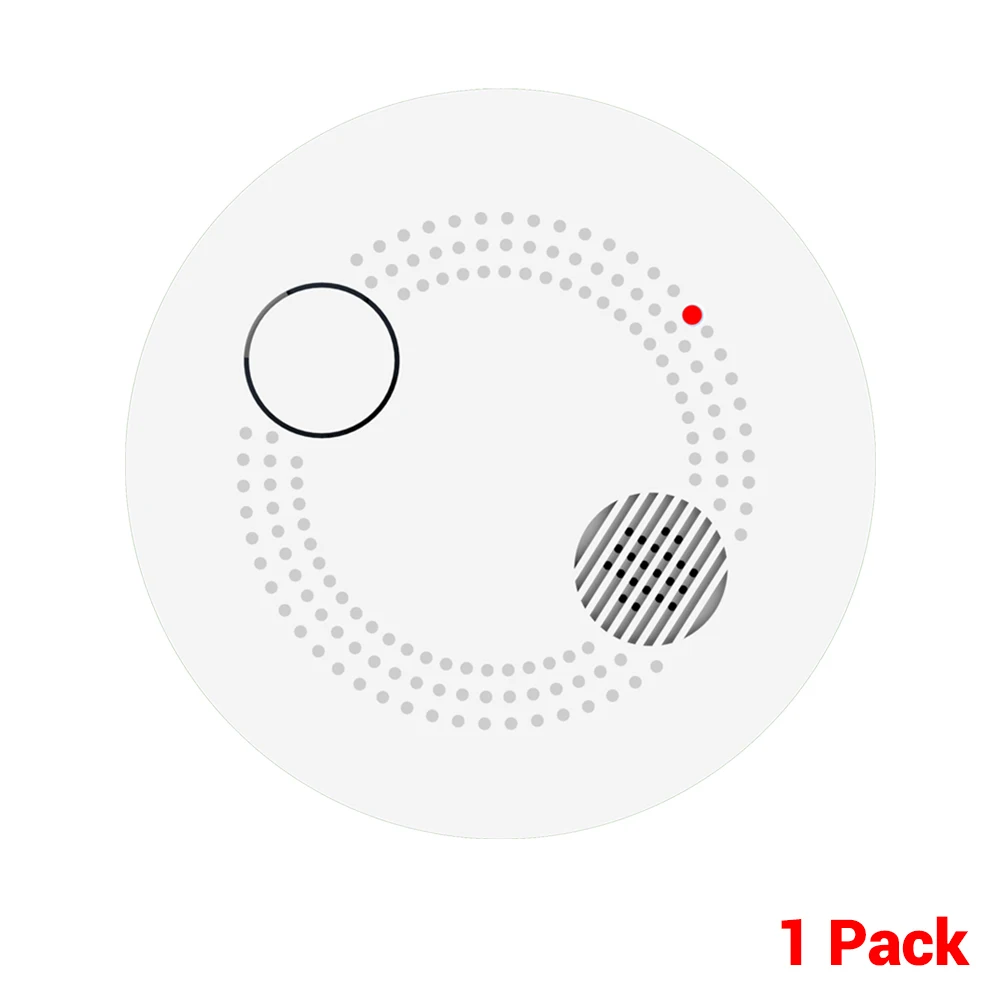 1pcs CPVan Tuya WiFi детектор дыма пожарная сигнализация Беспроводная дымовая сигнализация пожарная защита пожарный детектор домашняя система охранной сигнализации - Цвет: 1pcs