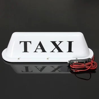 

Car Truck Taxi Cab Sign Roof Dome LED Light Lamp Shell Magnetic Base Cigarette Lighter 12V