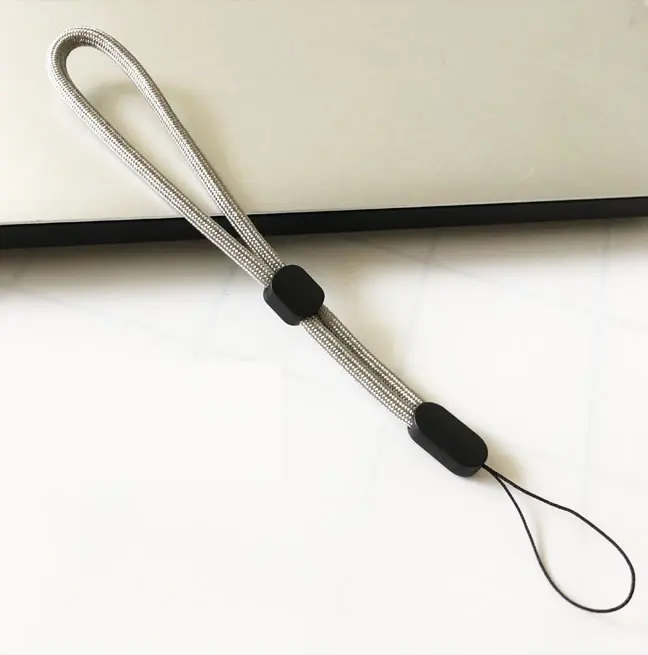 Ремешок для мобильного телефона для samsung Galaxy huawei xiaomi iphone 5 6 Plus 6s 7 ремешок для ключей украшение телефона - Цвет: Gray
