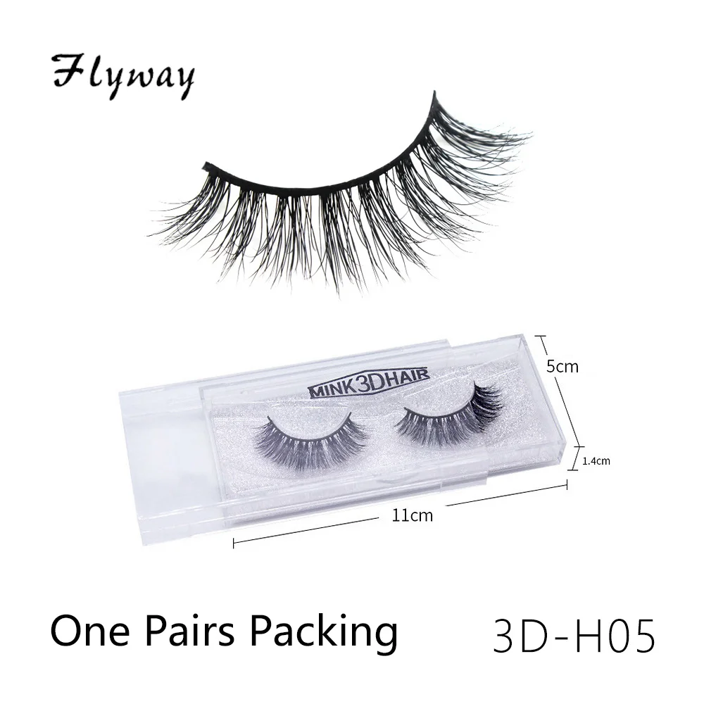 3DH норковые ресницы оптом Minks ресницы одна пара упаковка - Цвет: 3D-H05