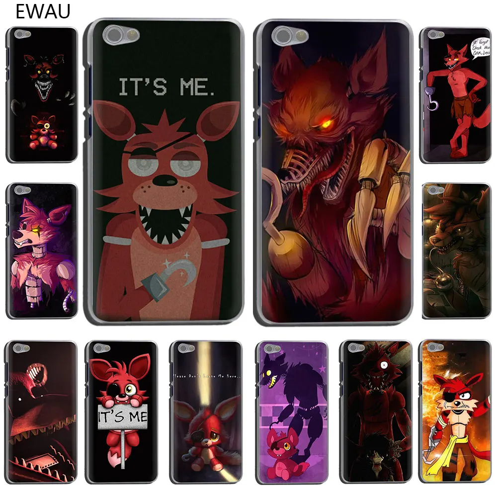 EWAU Fnaf плюшевый Foxy жесткий чехол для телефона для Xiaomi Redmi Note 4 4X5 6 7 8 pro 5A Prime