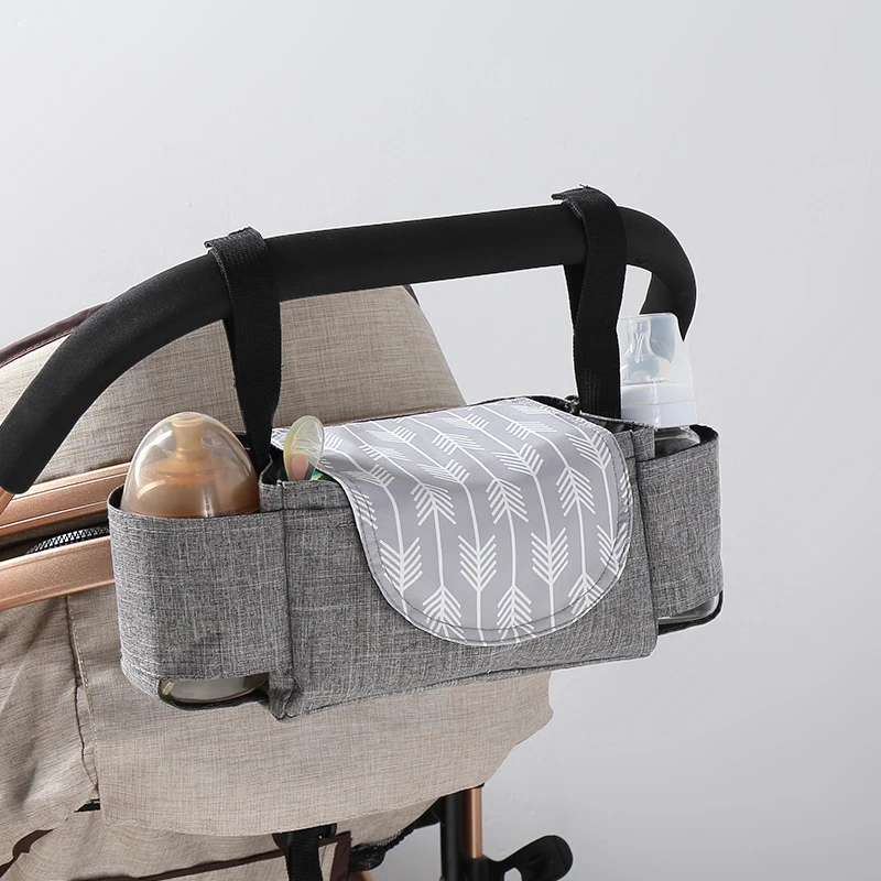 US Universal Baby Pram Buggy Organiser Pushchair Stroller Storage Cup Holder Bag 