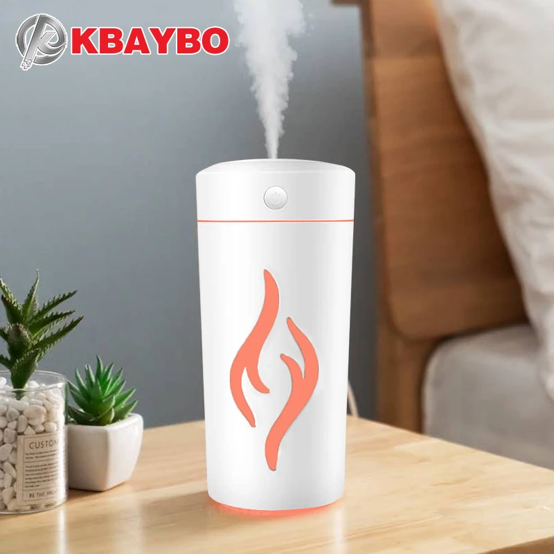

1200ml USB Aromatherapy Humidifier Smart Health Air Humidifier Essential Oil Diffuser Heavy Fog with Colorful Night Light for Home or Office