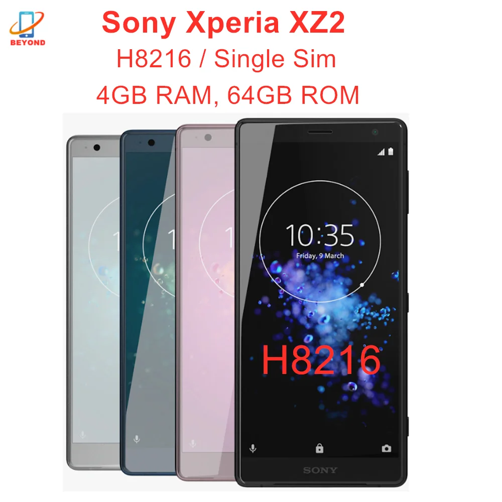 Смартфон Sony Xperia XZ2 H8216 телефон с экраном 5 7 дюйма Восьмиядерный процессор Snapdragon 845