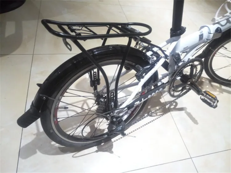 20 дюймов складной велосипед переднее заднее крыло 2" Da-hon SP8 SP18 складное Велосипедное пластиковое крыло черный/серебристый/красный