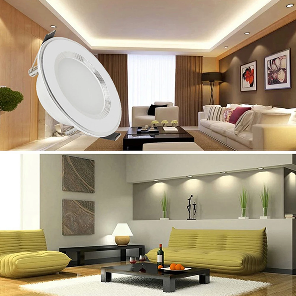 

3" 3.5" 4" 8" 5-24W Dimmable LED Slim Panel Downlight Recessed Ceiling Light Wide home decoration