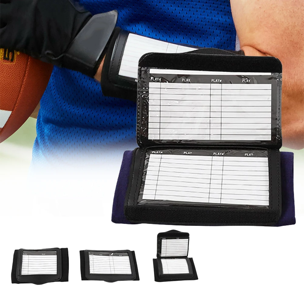 Football Wristband Tackle Hand Baseball Rugby Playbook Outdoor Protective Sports Wrist Brace Accessories Magic Sticker