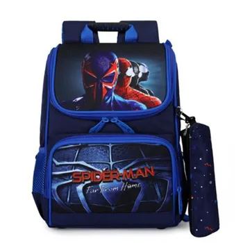

Disney Spiderman Schoolbag Cute Student School Backpack Printed Waterproof Bagpack Primary School Book Bags For Teenage Girls