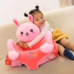 Sièges de dessin animé pour bébé, housse de siège, en peluche, en velours, cristal, confortable, pour apprendre à s'asseoir, canapé, jouets, 0 3T 