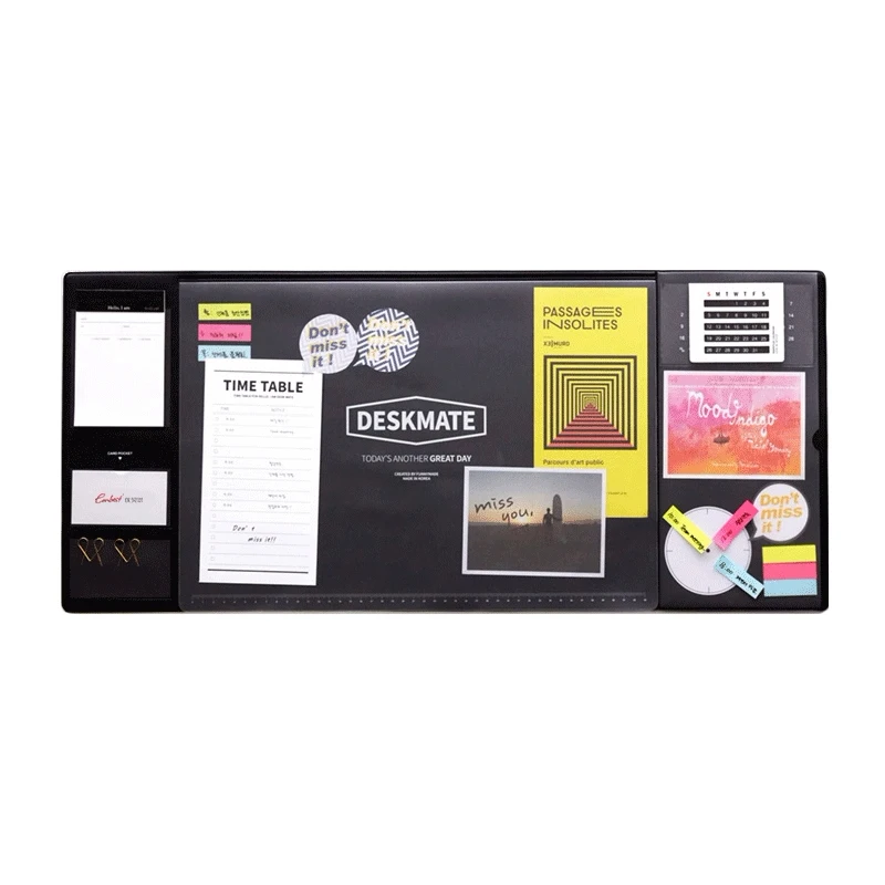 Skup Duży komputer biurowy podkład na biurko nowoczesna stołowa wodoodporna poduszka na laptopa pcv akcesoria biurowe i biurko organizatora z kalendarzem