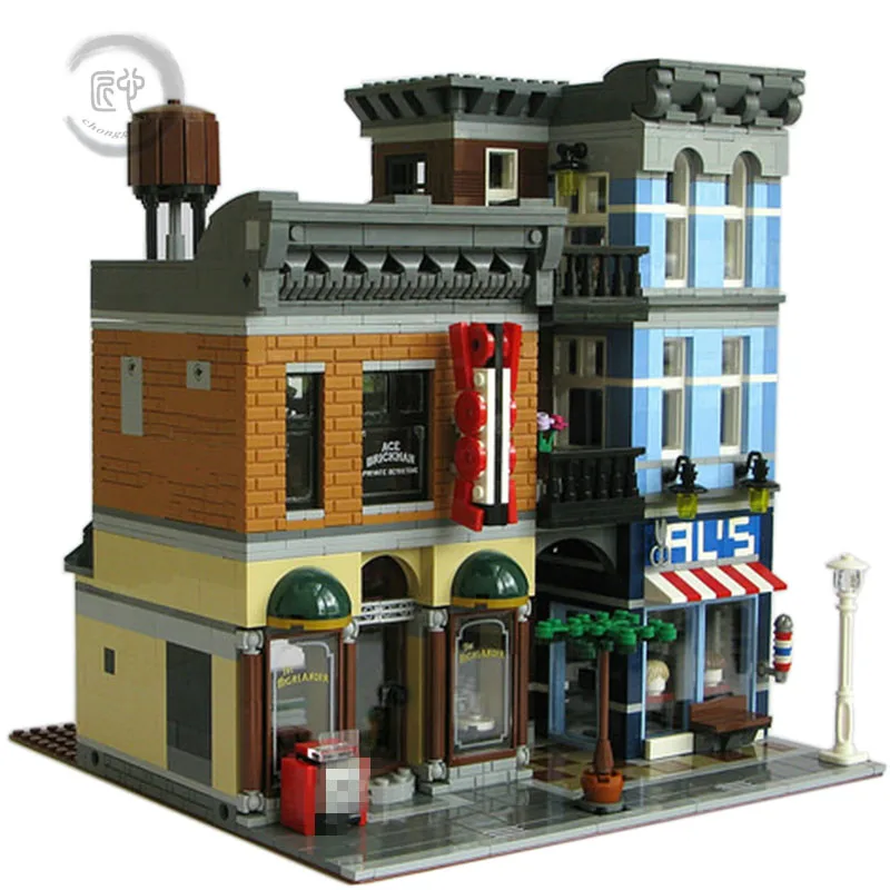 

New Series house fit 10246 creators city streetview set house figures model building kit blocks bricks kid gift diy toy
