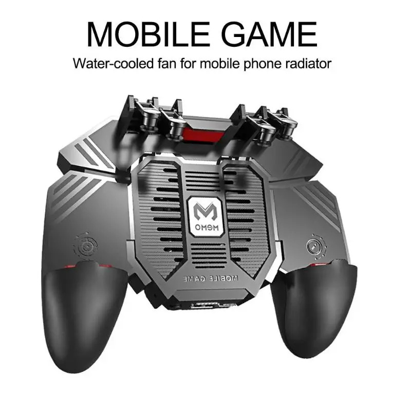  AK77 Mobile Game Joystick Trigger Shooter with Dual Fans Physical Compression Quick Shooting for PU