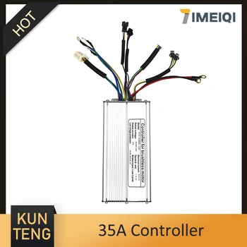

IMEIQI Electric Bicycle Accessories 36/48V Kunteng KT-35A Controller 12 Mosfets for 1500W Motor SM Connector Plug E-bike