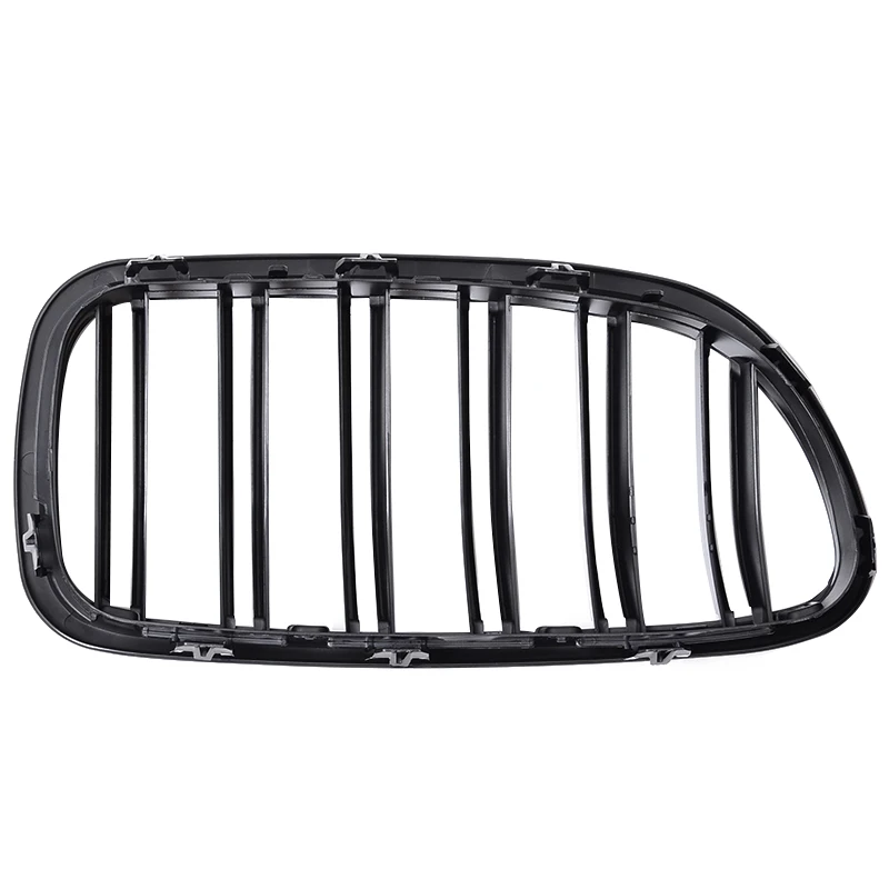 Treyues 1Pair Glossy Black Front Grille Kidney ABS Racing Grills For BMW F10 F11 M5 528i 530i 5-Series 11-16