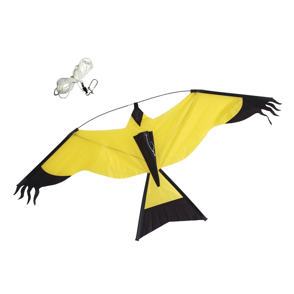 2Pcs Bird Repeller Flying Hawk kite, large eagle kites Scarecrow Decoy for Farm Garden Pest Bird Scarer