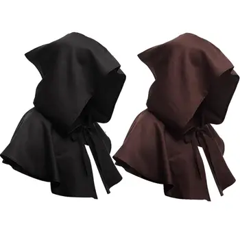 

Adults Hooded Cloak Gothic Cosplay Vampire Devil Capes Unisex Halloween Party Costume Medieval Witch Wizard Fancy Punk Cloak Hot