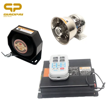 

Wireless Alarm Siren horn Tone MIC system Megaphone loud Vehicle Special Voice Warning 24V 12V For Car police siren Truck Boat
