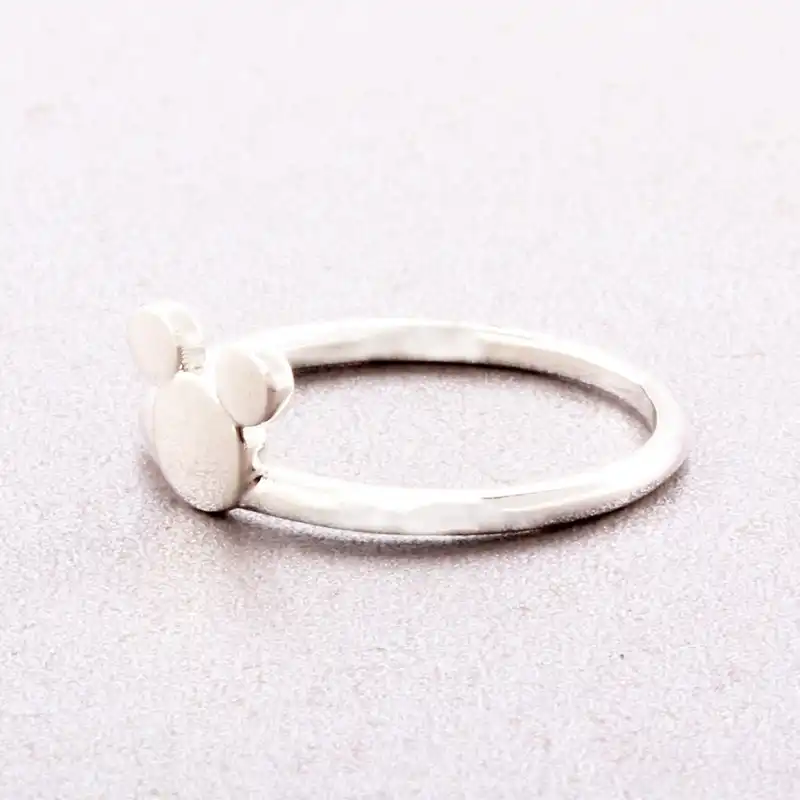 Anillo De Silueta De Dibujos Animados De Color Plateado De Moda 2019 Para Mujeres Anillos De Compromiso De Boda Redimensionables Dropshipping Aliexpress