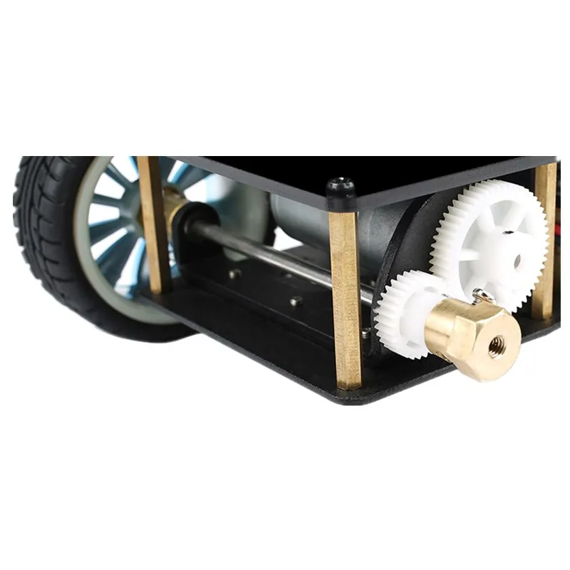 4 колеса DIY сервопривод Робот автомобиль 4WD шасси умный для Arduino Автомобильная