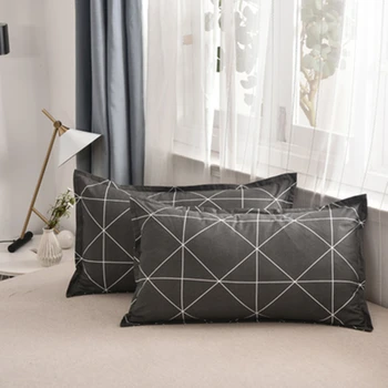 

1 piece 48*74cm Rectangle cotton Throw Pillow Case Super Soft Pillowcases Washable Home Bed Adornment Pillowcase 301-0822
