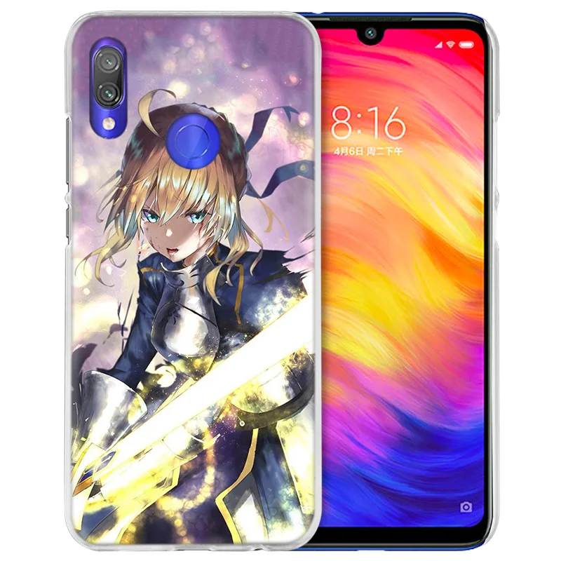 Case Cover for Xiaomi Redmi Note 7 7A 7S 6 6A 5 Y3 K20 Mi 8 9T CC9 CC9E A1 A2 A3 Play F1 Lite Pro Plus fate saber