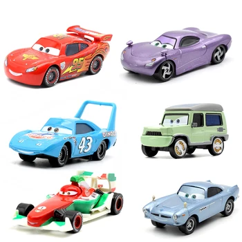 

Car Disney Pixar Cars 3 2 McQueen Jackson Storm Mater 1:55 Diecast Metal Alloy Model Car Toy Christmas Gift Child Boys Kid Toys