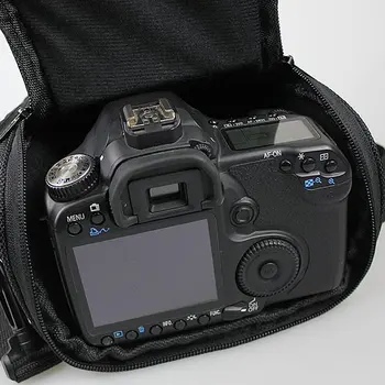 

DSLR Camera Bag Fashion Shoulder Cross Digital Case Waterproof w/ Rain Cover DSLR Soft Men Women Bag for Canon Nikon Sony SLR