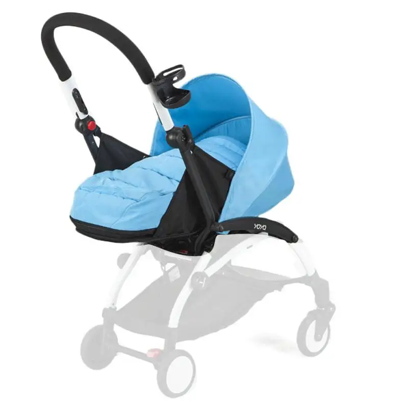 Детская коляска-гнездо для новорожденных, корзина для сна для Babyzen yoyo Yoya Babyyoya, сумка для сна для трона, аксессуары для детских колясок - Цвет: sky blue