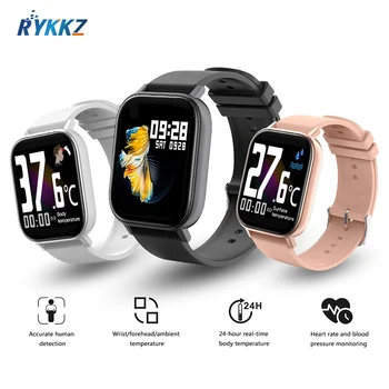 

GT Men's Smart Watch 2020 Body Temperature Measurement Heart Rate Fitness Tracker Sport Clock Waterproof Health Women SmartWatch