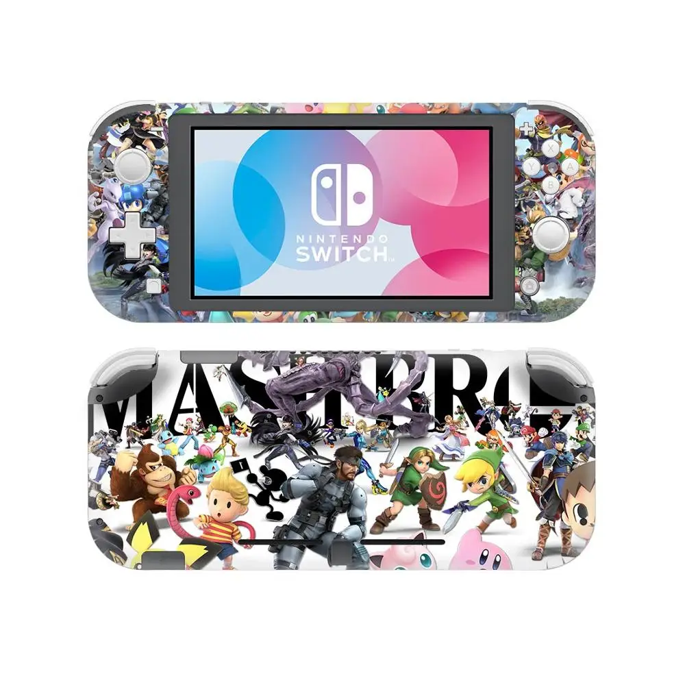 Super Smash Bros наклейка на кожу для nintendo Switch Lite консоль и контроллер протектор для nintendo Switch Lite наклейка на кожу